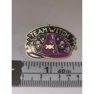 Team Witch Moon Phase Mystical Pin Brooch